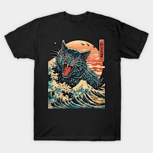 Catzilla Cat Rampage Destroys Metropolis T-Shirt